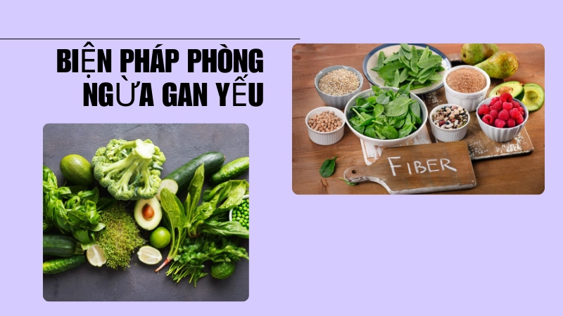 Chế độ ăn giàu chất xơ và rau xanh giúp tăng cường thải độc gan