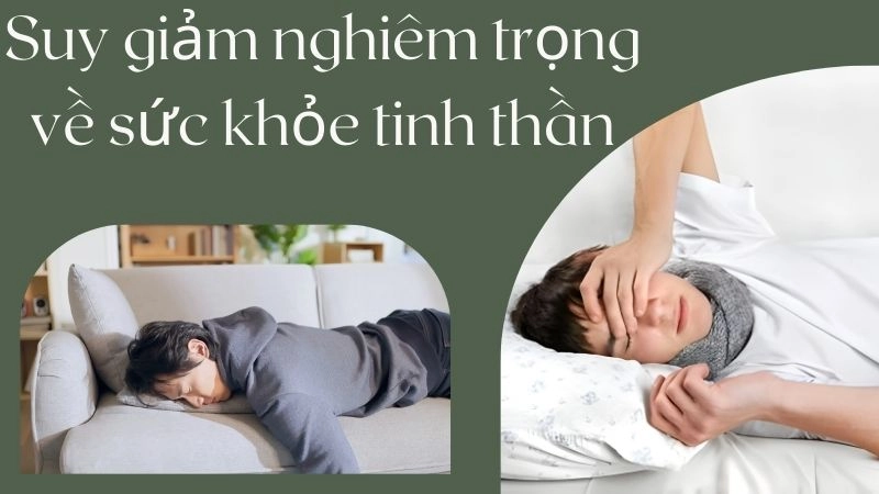 Suy giảm nghiêm trọng về sức khỏe tinh thần